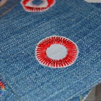 Blüten sticken mit dem "Flower Stitcher" von Janome