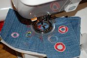 Blüten sticken mit dem "Flower Stitcher" von Janome