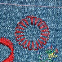 Blüten sticken mit dem "Flower Stitcher" von Janome